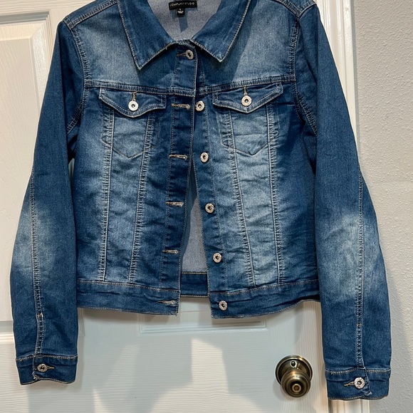 Signature Studio Jackets & Blazers - Signature Studio Denim Jacket Blue Size Large